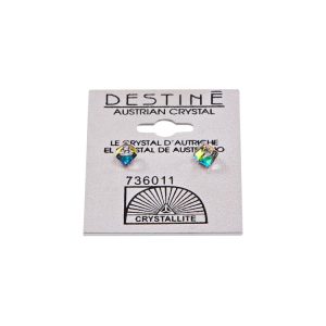 Destine Vitrail Medium Cube Earrings