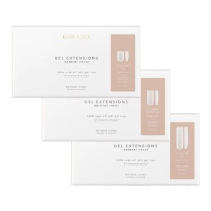 Square Natural Cover Gel Extensions