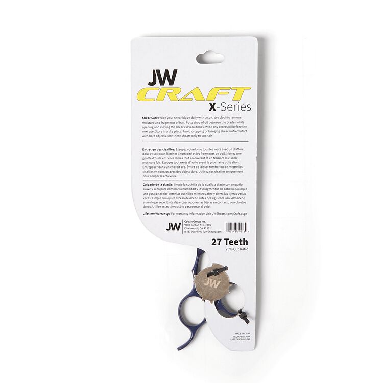JW Shears Craft X Series 27 Teeth Thinner - Image 3
