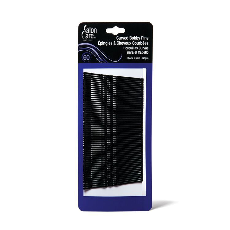 Curved Bobby Pins Black