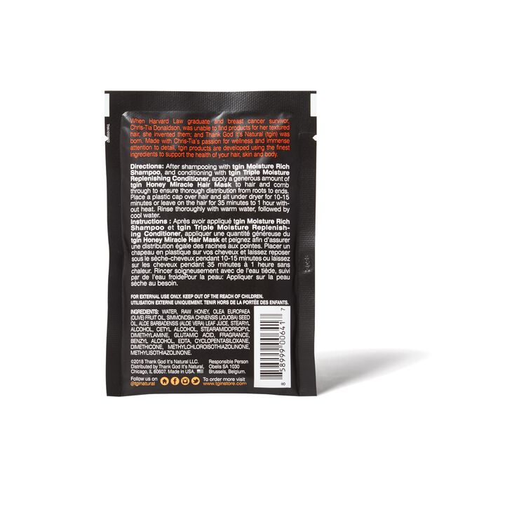 Honey Miracle Hair Mask Packette - Image 2