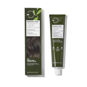 Ammonia-Free Permanent Hair Color Natural Dark Chestnut Brown 3N