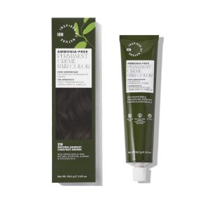 Ammonia-Free Permanent Hair Color Natural Darkest Chestnut Brown 2N