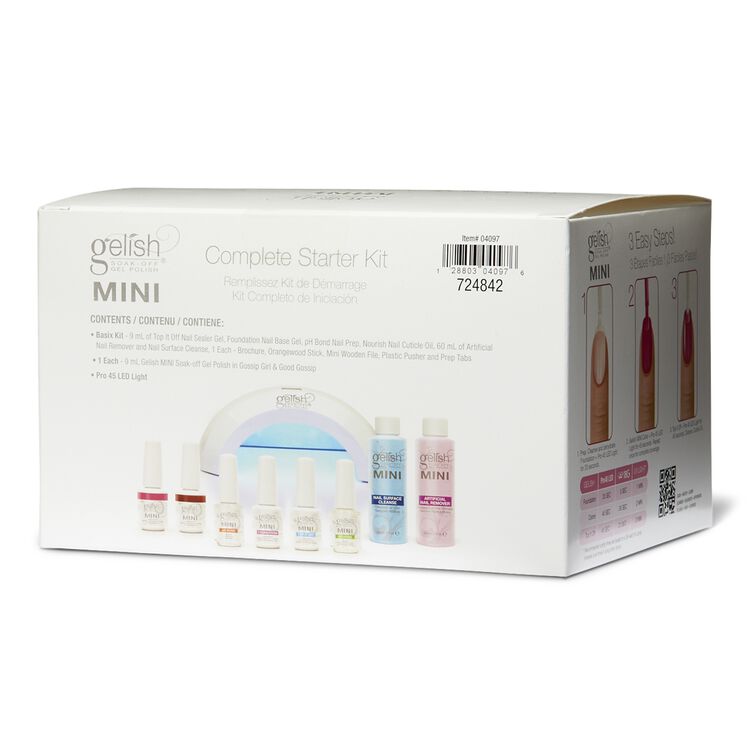 MINI Soak-Off Gel Nail Polish Complete Starter Kit - Image 2
