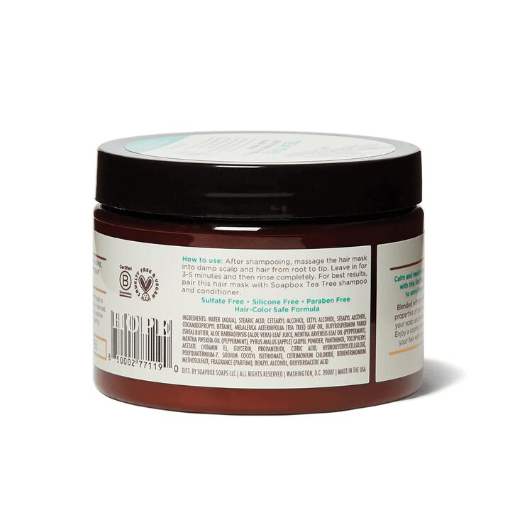 Tea Tree Soothing Hydration Hair Mask 12oz - Image 5