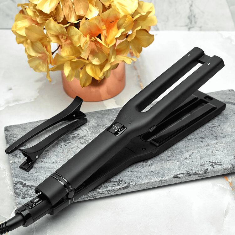 Black Gold Dual Plate Salon Flat Iron - Image 4
