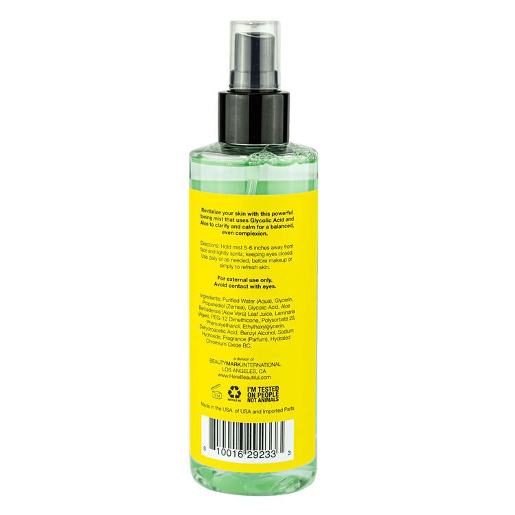 Toning Facial Mist with Glycolic Acid and Aloe - Image 2