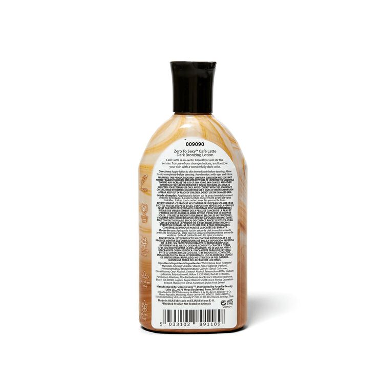 Café Latte Dark Tan Lotion - Image 2