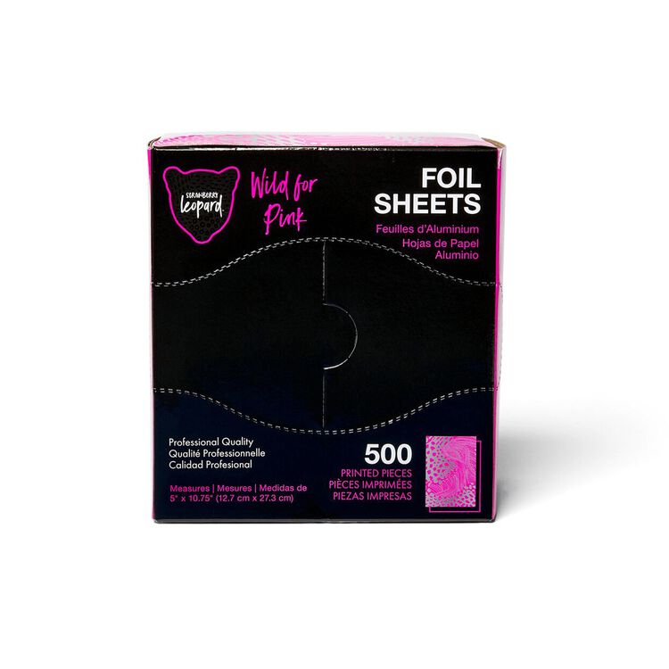 Wild For Pink HALF Size Pattern Foil Sheets 5x10.75" 500 ct - Image 2