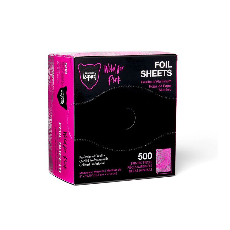 Wild For Pink HALF Size Pattern Foil Sheets 5x10.75" 500 ct - Image 3
