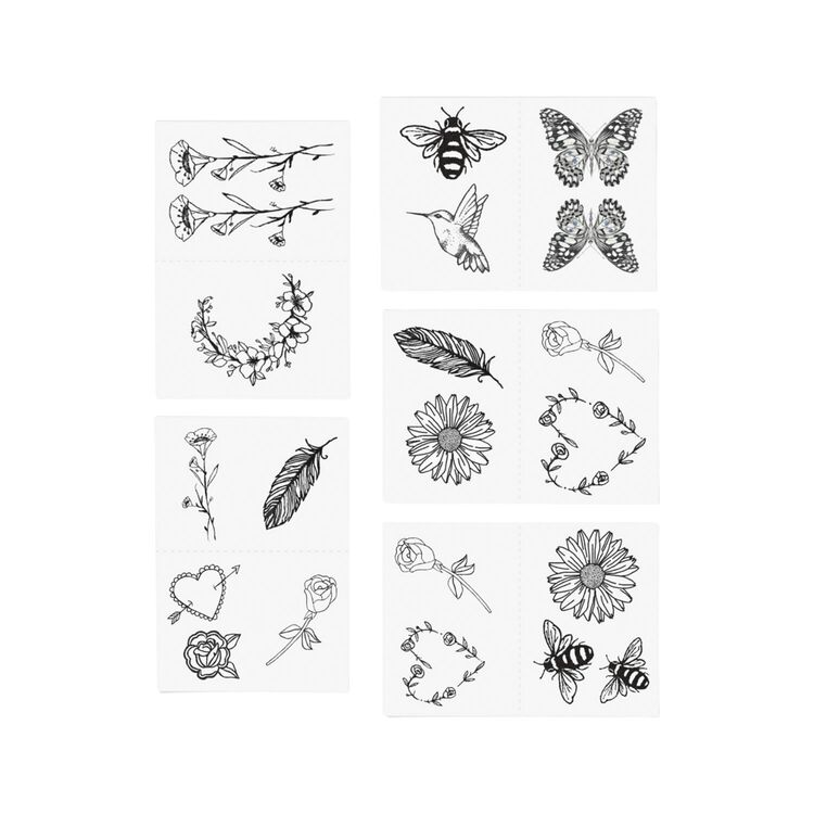 The Embroidered Pack Temporary Tattoos - Image 2