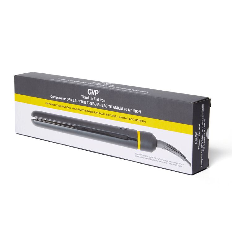 1” Straightening Iron Compare to Drybar Tress Press Titanium Flat Iron - Image 5