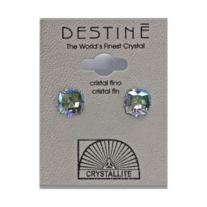 Destine Earrings Mystic Square Crystal Paradise Shine