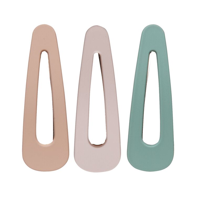 Snap Triangles Matte Pastel Clips - Image 2