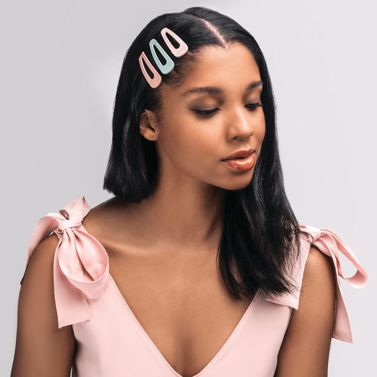 Snap Triangles Matte Pastel Clips - Image 3