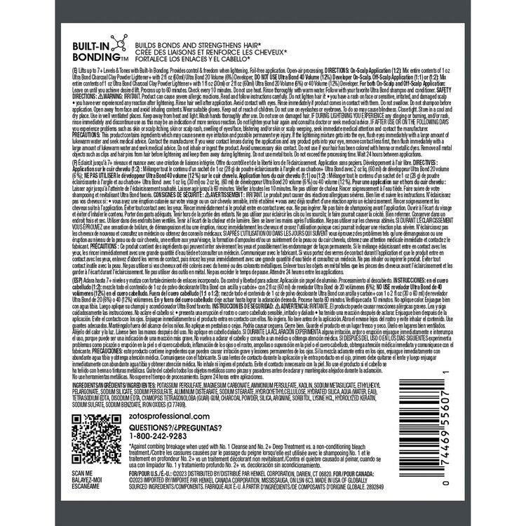 Ultra Bond Charcoal Clay Powder Lightener 1 oz - Image 2