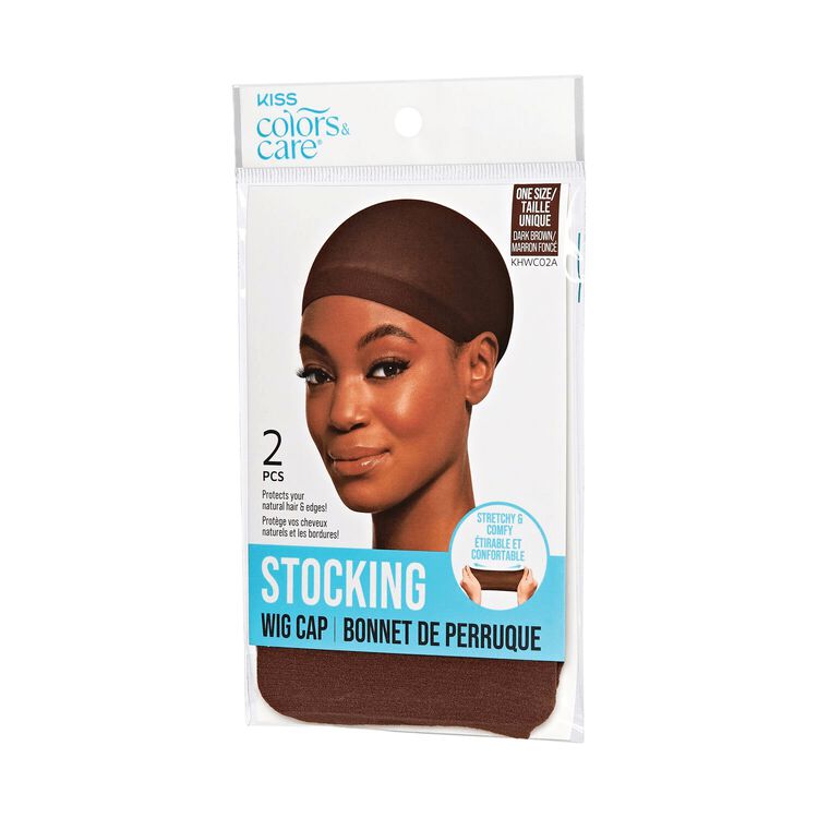 Dark Brown Wig Cap 2pc - Image 3