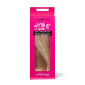 18 Inch Seamless Clip-in Hair Extensions