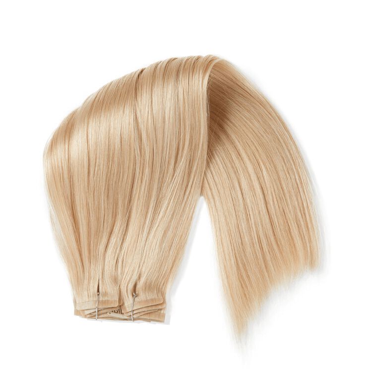 Platinum Blonde 18 Inch Seamless Clip-in Hair Extensions - Image 3