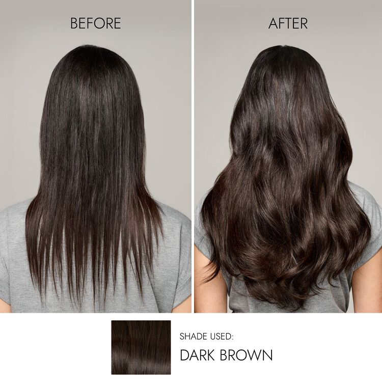 Dark Brown 18 Inch Seamless Clip-in Hair Extensions - Image 5