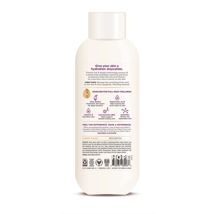 Coconut + Goji Berry Nourishing Body Wash - Image 2