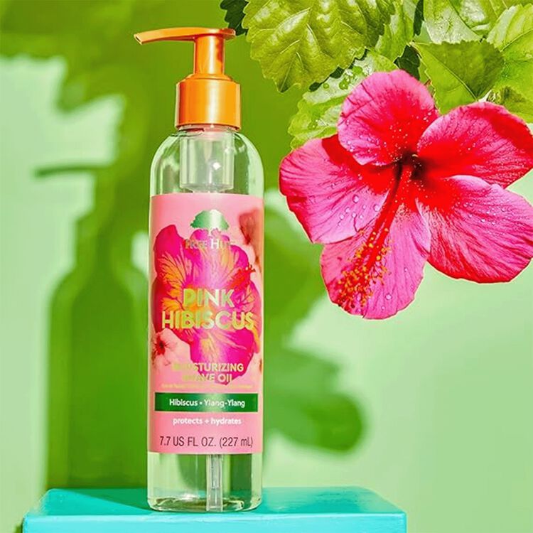 Pink Hibiscus Moisturizing Shave Oil - Image 3