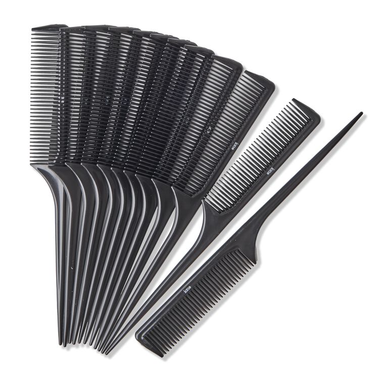 Professional Rattail Comb 12 Pack - Image 2