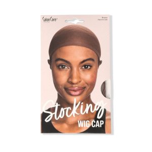 Brown Stocking Wig Cap