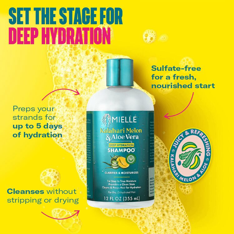 Kalahari Melon & Aloe Vera Shampoo 12 oz - Image 3