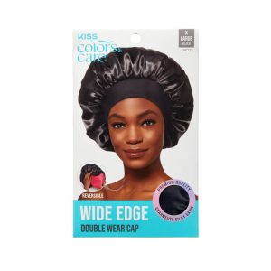 Silky Satin Double Wear Cap XL Black