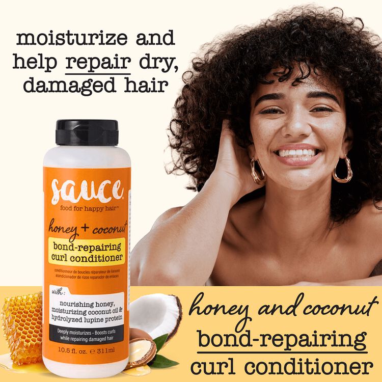 Honey + Shea Bond-Repairing Curl Conditioner - Image 2