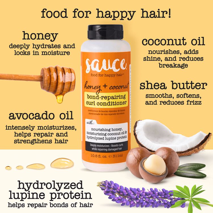 Honey + Shea Bond-Repairing Curl Conditioner - Image 4