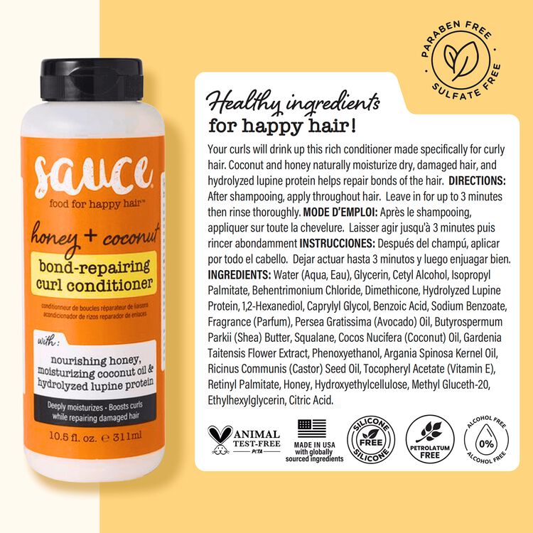 Honey + Shea Bond-Repairing Curl Conditioner - Image 7