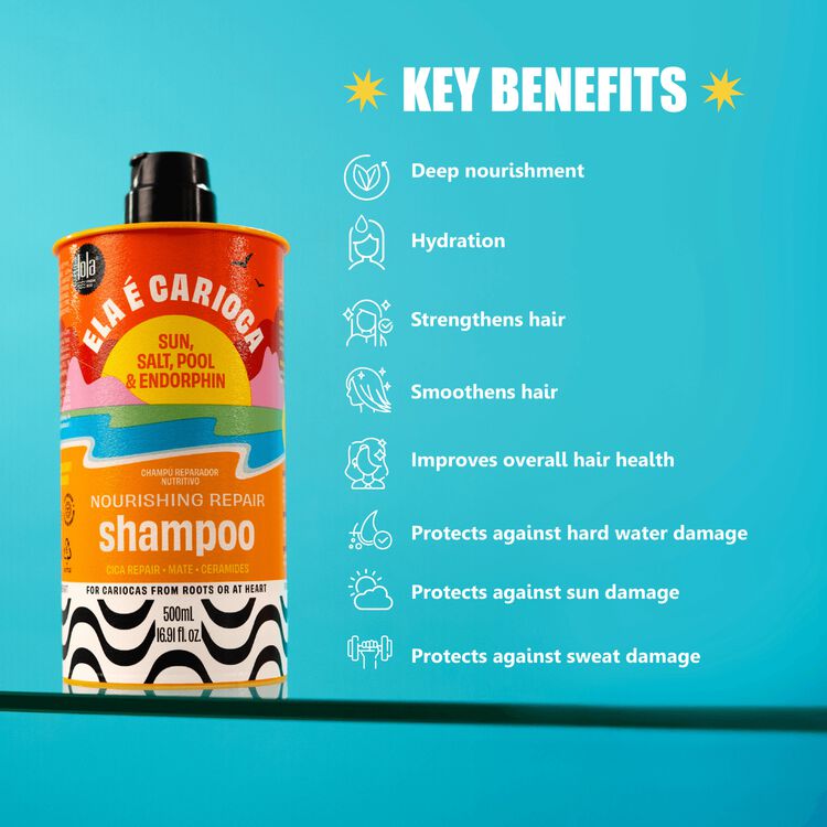 Ela É Carioca Nourishing Repair Shampoo - Image 3