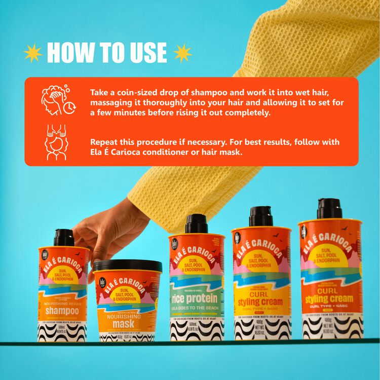 Ela É Carioca Nourishing Repair Shampoo - Image 4