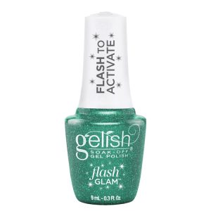 Flash Glam Soak-Off Gel Polish Mint To Sparkle
