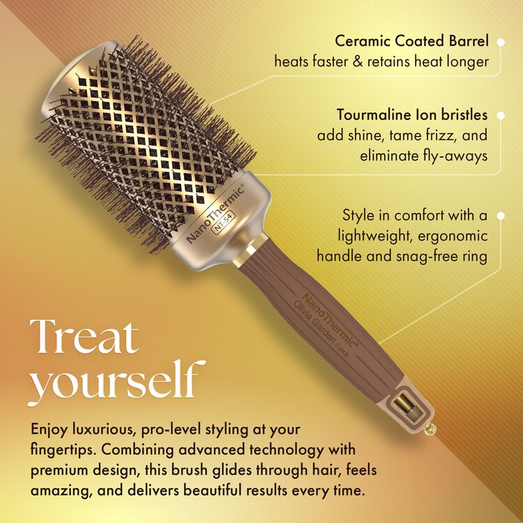 NanoThermic Ceramic + Ion Thermal Brush 2 1/8 Inch - Image 3
