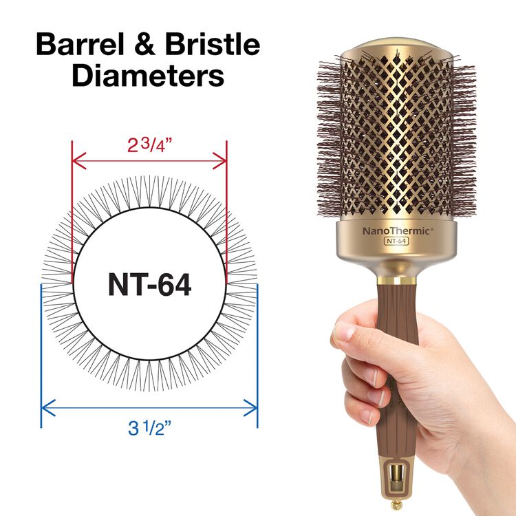 NanoThermic Ceramic + Ion Thermal Brush 2 3/4 Inch - Image 2