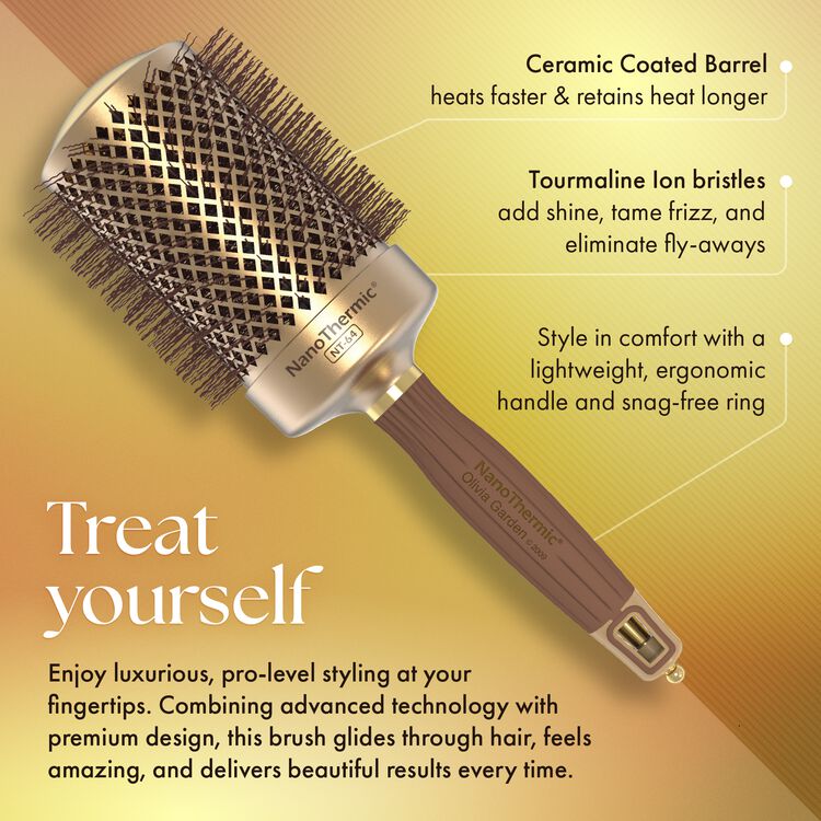 NanoThermic Ceramic + Ion Thermal Brush 2 3/4 Inch - Image 3