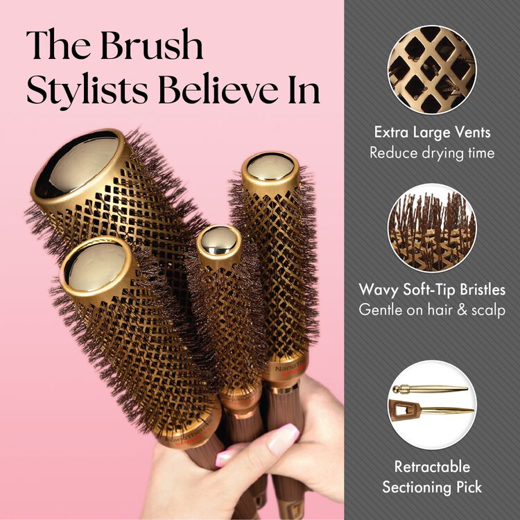 NanoThermic Ceramic + Ion Thermal Speed XL Brush 2 1/8 Inch - Image 5