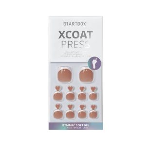 XCOATPRESS Press On Toenails Short Square - Champ