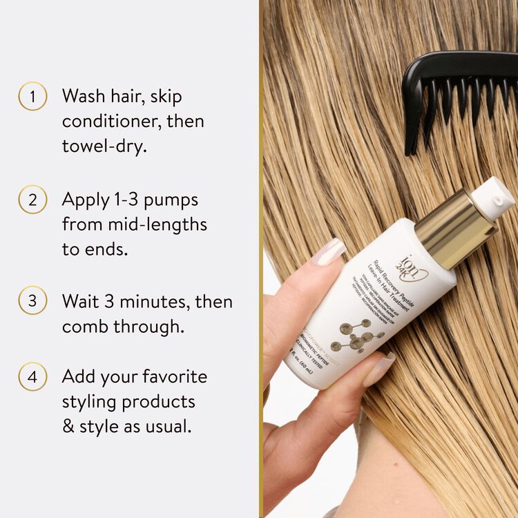 ion 24K Rapid Recovery Peptide Leave-In Hair Treatment - Image 8