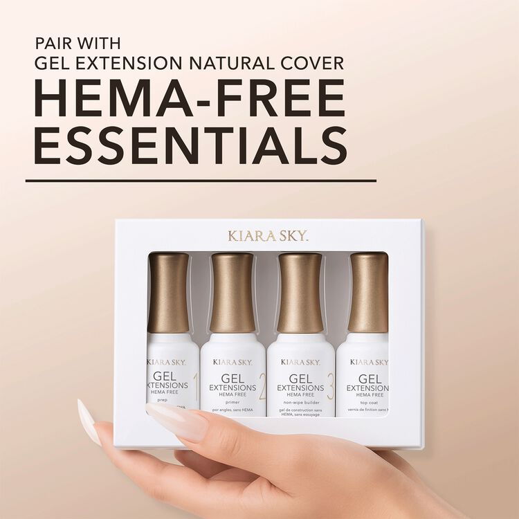 S Square Natural Cover Gel Extensions - Image 6