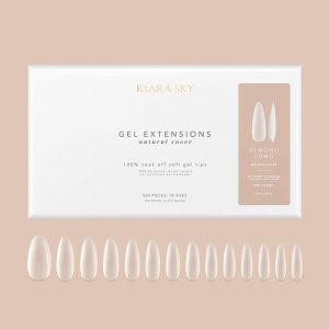 L Almond Natural Cover Gel Extensions