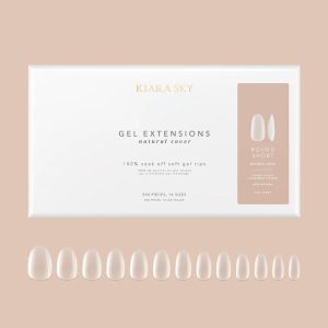 S Round Natural Cover Gel Extensions