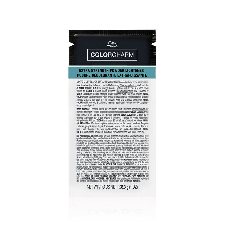 Wella Colorcharm Extra Strength Powder Lightener 1 Oz