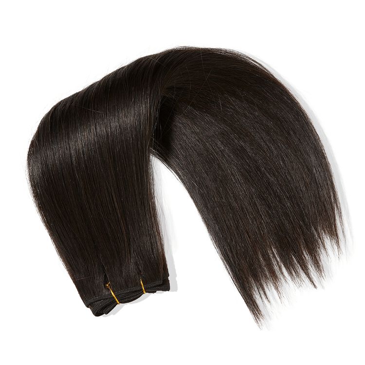 Silky Straight Off Black 18 Inch Human Hair Extension - Image 3