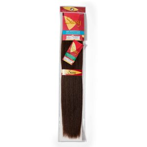 Silky Straight Darkest Brown 18 Inch Human Hair Extension