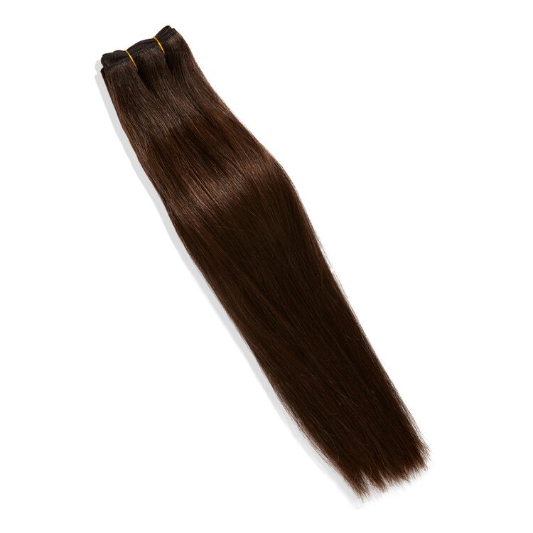Silky Straight Darkest Brown 18 Inch Human Hair Extension - Image 4
