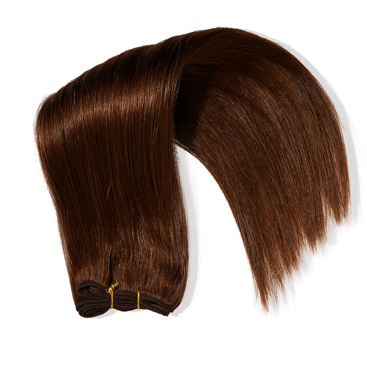 Silky Straight Brown 18 Inch Human Hair Extension - Image 3
